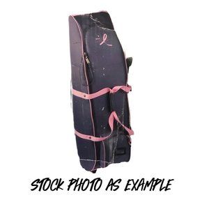 Wilson Hope Breast Cancer Golf Travel Bag Gray/Pink Brand New W/Damaged Box